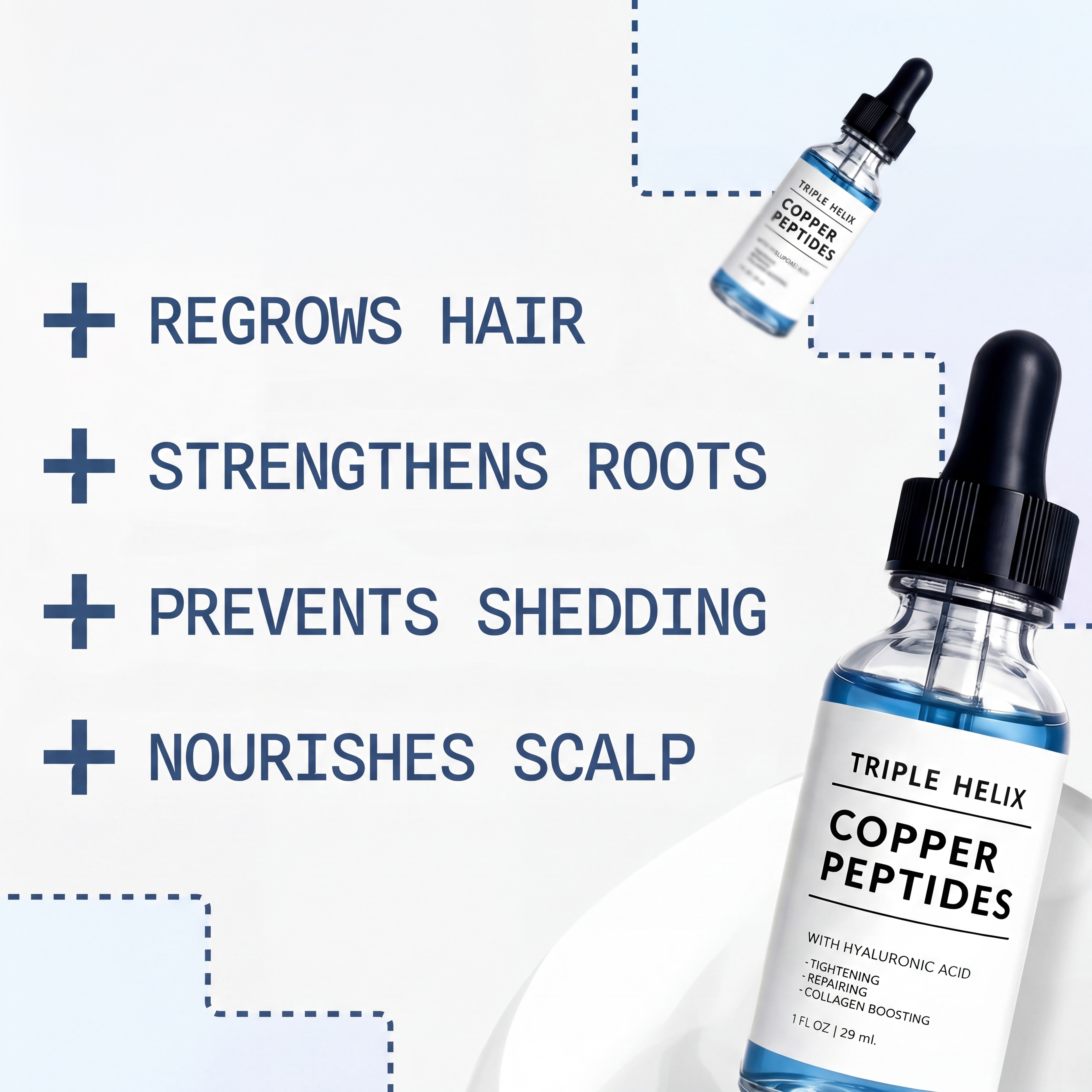 Advanced Copper Peptide Hair Regrowth Formula
